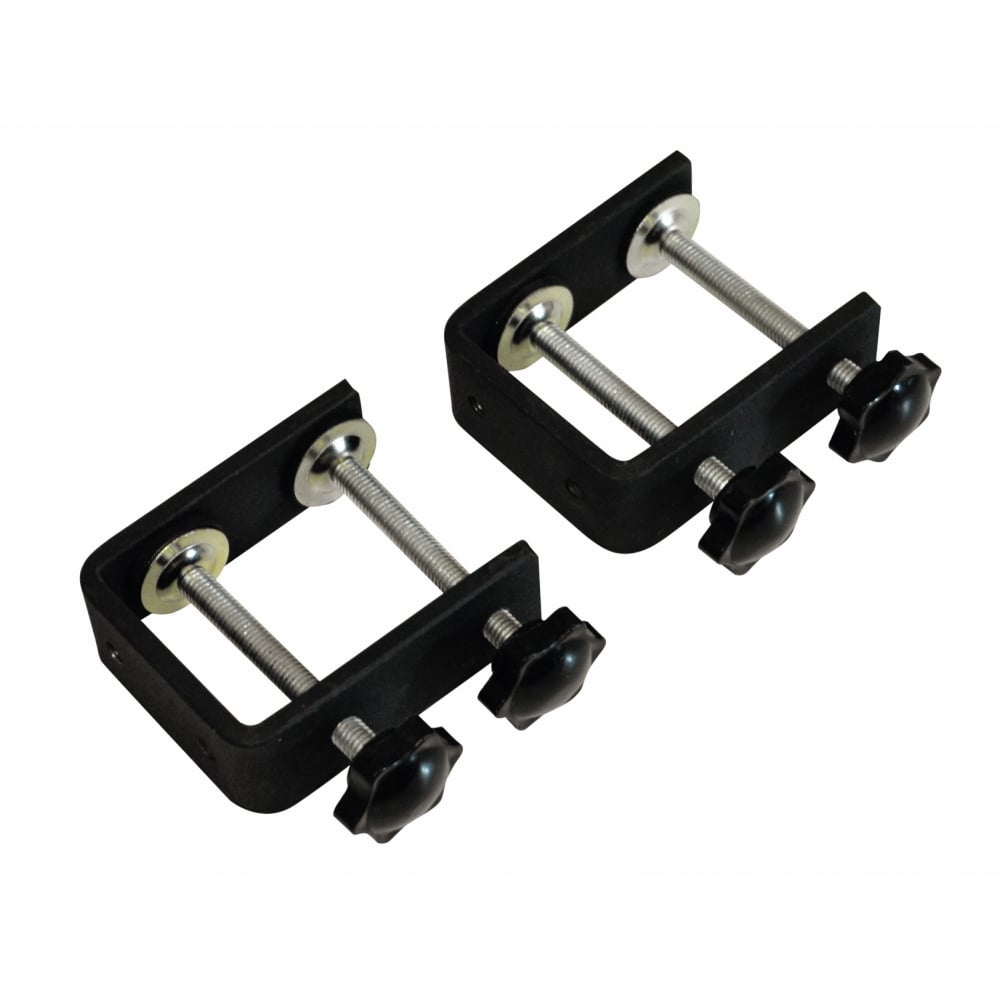 Height & Width Adjustable DJ Laptop Stand Computer Table Clamps inc Case