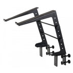 Height & Width Adjustable DJ Laptop Stand Computer Table Clamps inc Case