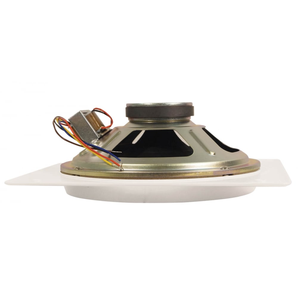 4W 100V Line Flush Fit Square Ceiling Speaker Retro Style