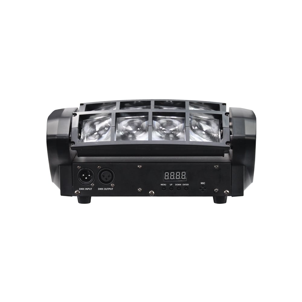 Onyx Compact 8 x 3w RGBW Sweeping Beam Lighting Effect Disco FX Package