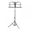 Black Metal Adjustable Sheet Music Stand Holder Folding Foldable