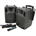 PAV8 Battery & Mains Portable PA Set With Bluetooth And CD/DVD Player