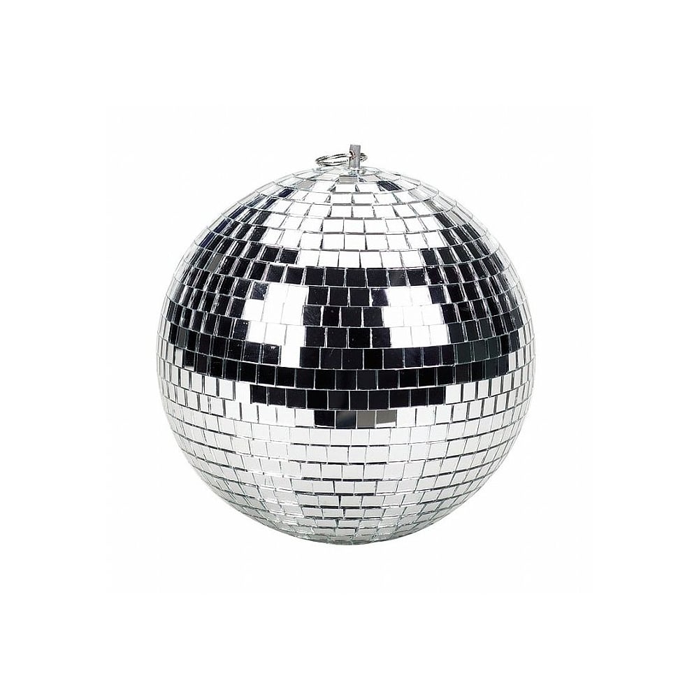 Silver Mirror Ball Decor Lighting 150mm 6"
