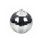 Silver Mirror Ball Decor Lighting 150mm 6"