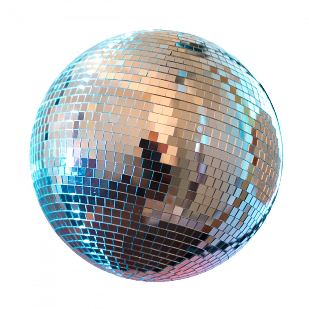 Silver Mirror Ball Decor Lighting 400mm 16"