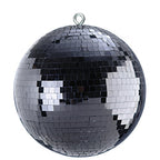Lightweight Black Mirror Ball 12"