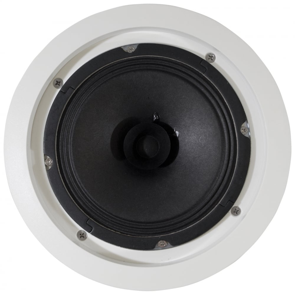 Pair Of 100v Line Ceiling Speaker Quick-Fit 5.25"