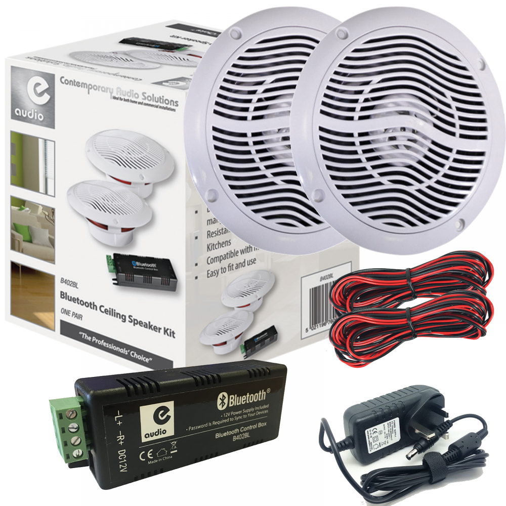 80w Wireless Bluetooth Home Bathroom Moisture Resistant Ceiling Speaker Kit