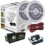 80w Wireless Bluetooth Home Bathroom Moisture Resistant Ceiling Speaker Kit