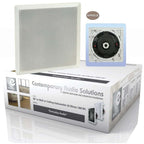 e-audio 10" Square In-Wall or Ceiling Subwoofer Speaker 8 Ohms 180W
