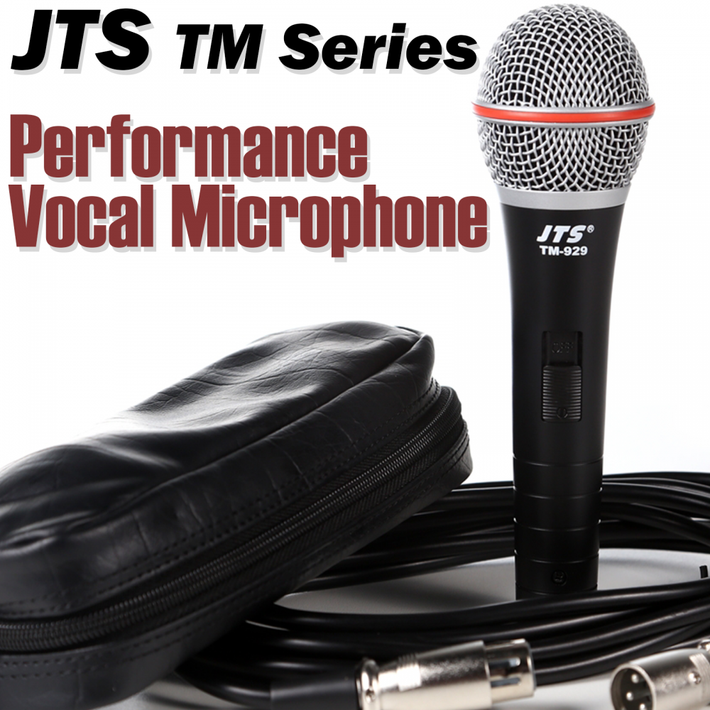 JTS Series Performance Dynamic Vocal Microphone Inc Case