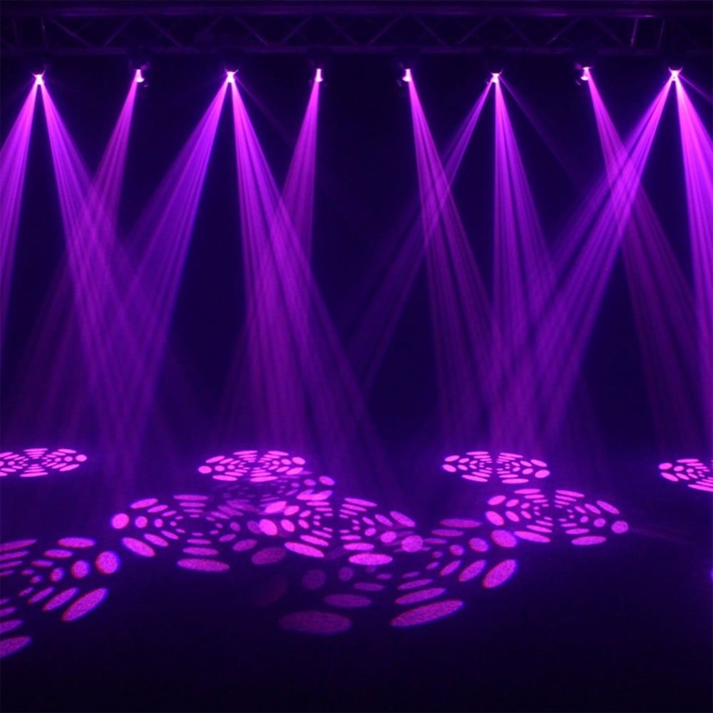 Twin Pack Fusion Scan MAX MKIII 30W LED DMX DJ Lighting Scanner
