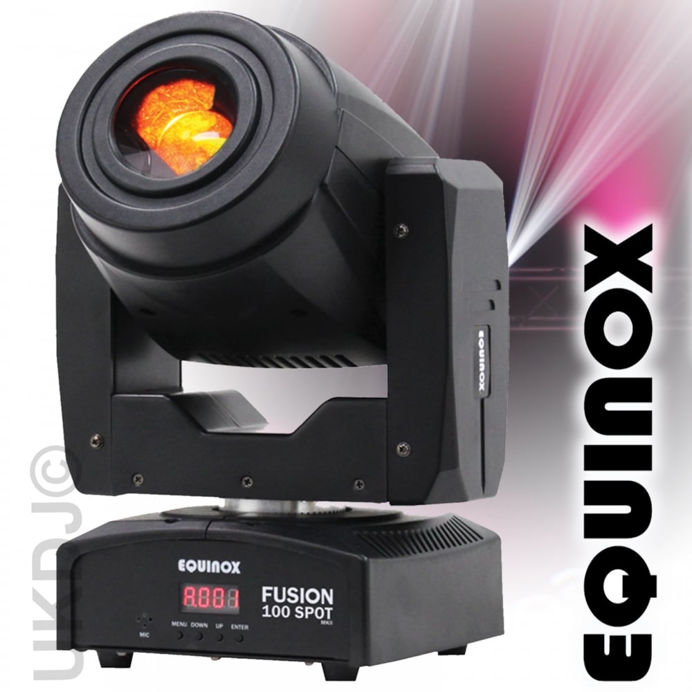 Black Fusion Spot 100 80w LED Moving Head