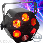 Quad Phase HP 32w LED DMX Room Filling Party Disco Lighting FX