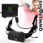 QWM 1900 HS UHF Lightweight Headset Wireless Radio Microphone