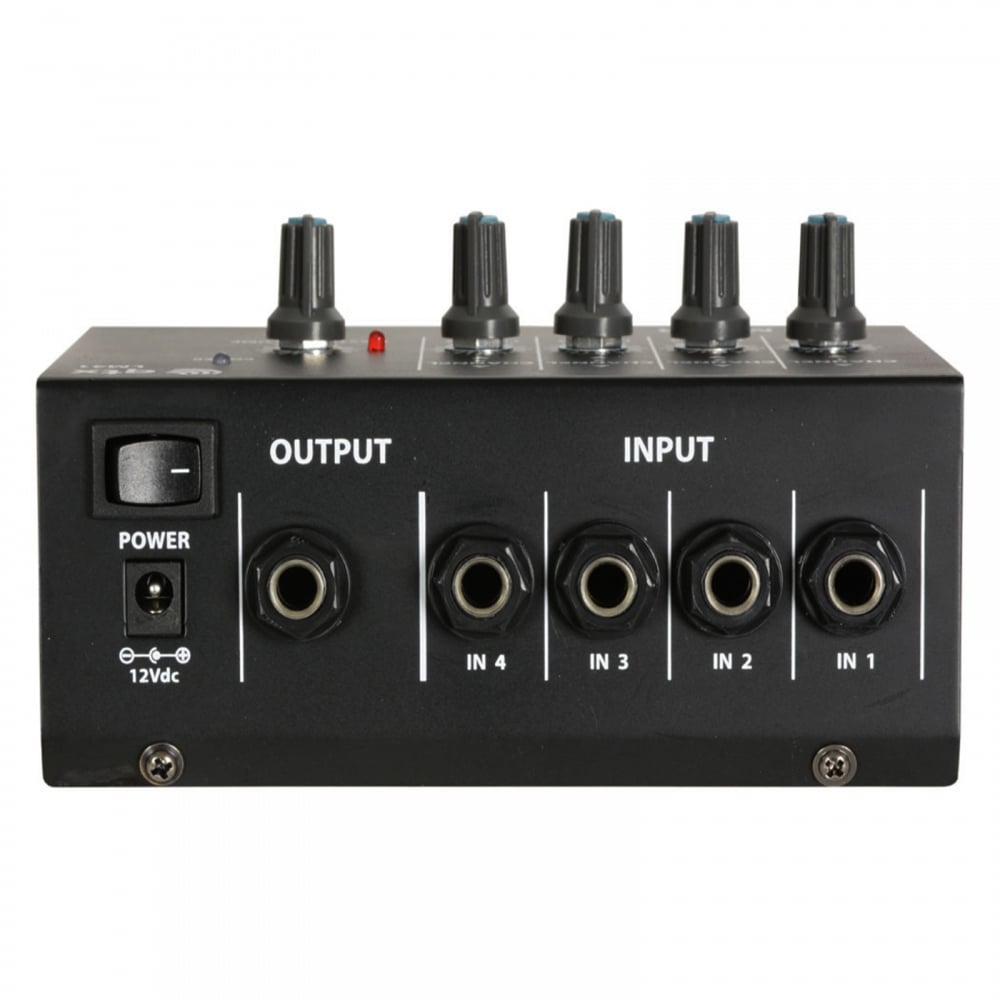 4 Channel Microphone Mixer Battery or PSU