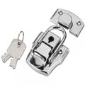 Nickle Heavy Duty Metal Lockable Draw Bolt Catch - Flight Case Latch