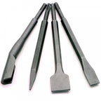 4pc SDS Chisel Set Flat Point Groove Gouge Drill Hammer Drills