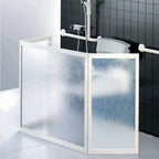 Portascreen 3 Panel Shower Guard Portable Folding Flat Screen
