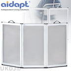 Portascreen 3 Panel Shower Guard Portable Folding Flat Screen