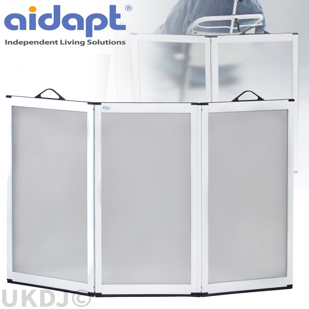 Portascreen 3 Panel Shower Guard Portable Folding Flat Screen