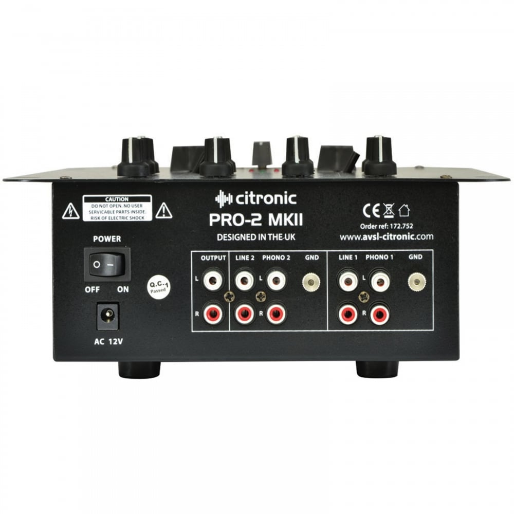 PRO2 MKII Compact Scratch Mixer with Channel EQ's