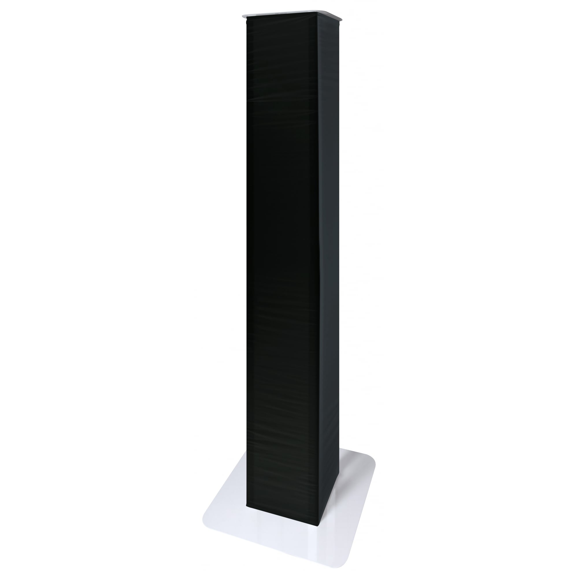 Black White Height Adjustable Lighting Speaker Podium