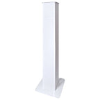 Black White Height Adjustable Lighting Speaker Podium
