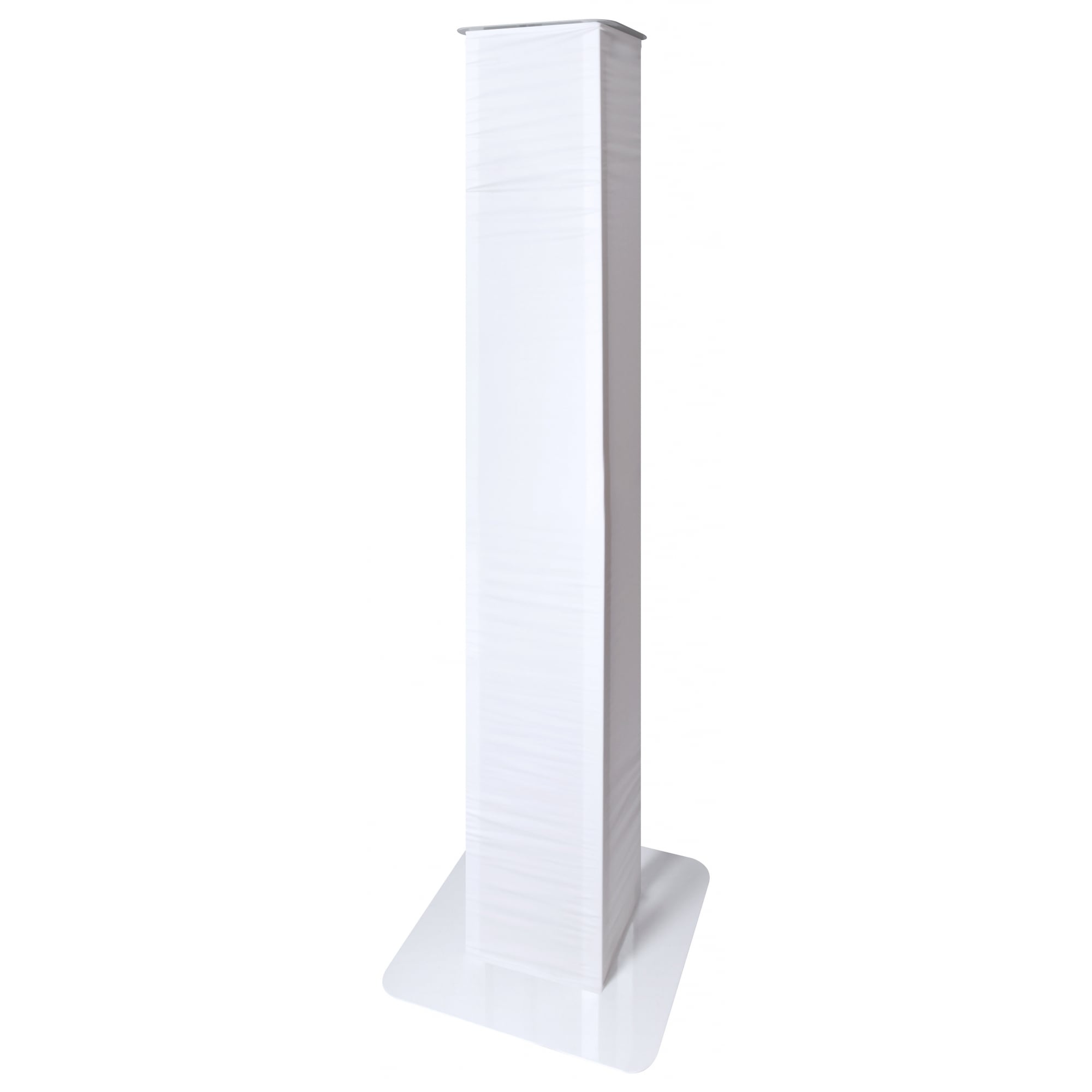 Black White Height Adjustable Lighting Speaker Podium