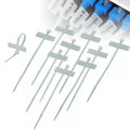 2.5mm x 100mm Natural Cable Ties with Label Tag 25mm x 8mm Tab 10 Pack