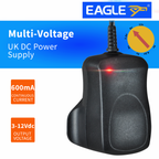 Multi-Voltage 600ma Regulated Switch Mode Power Supply UK Plug