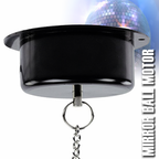 1.5 RPM Mirror Ball Motor / Rotatory inc Chain Max Load 3kg 5A Plug Fitted