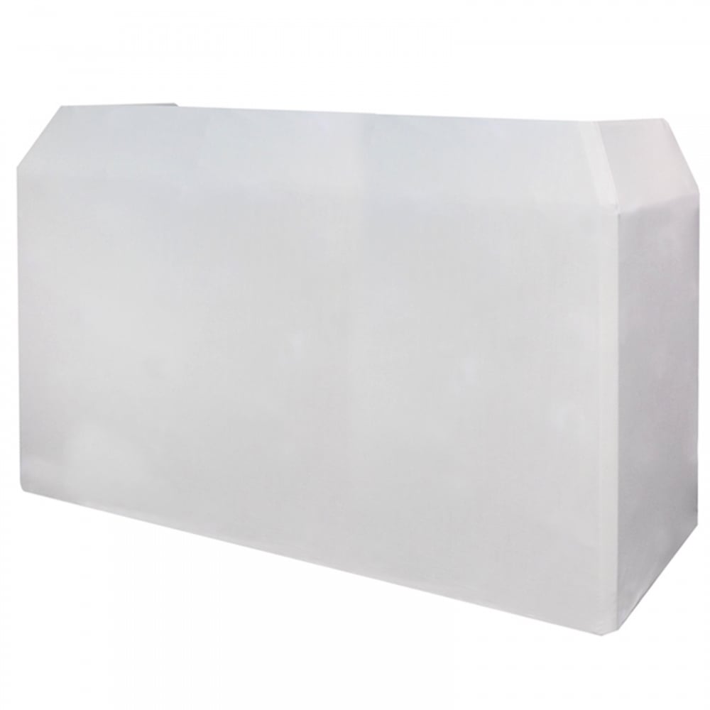 Pro DJ Booth System 2M Wide Black White Scrims inc Case
