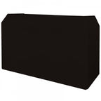 Pro DJ Booth System 2M Wide Black White Scrims inc Case