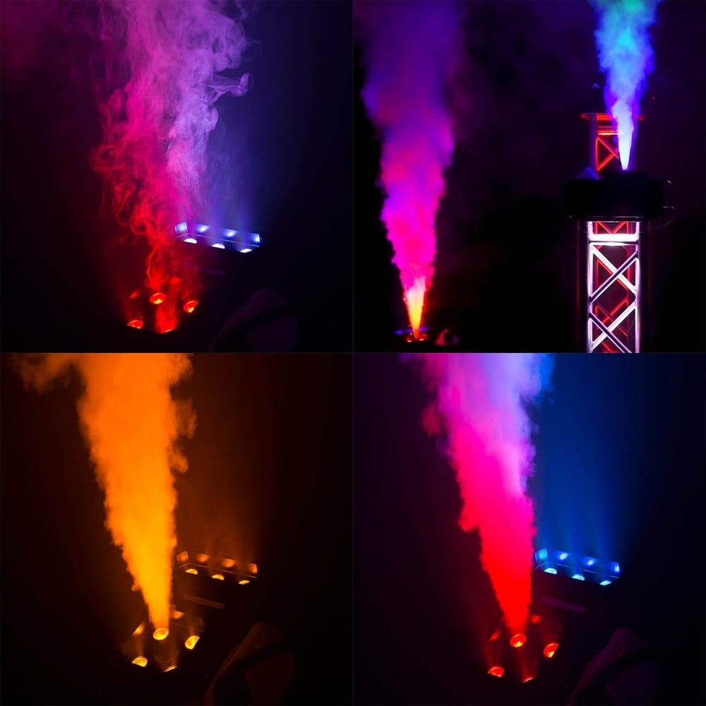 Vertical Fog Smoke Machine Geyser P7 1290w Inc Fluid