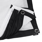 100 Inch 16:9 Front & Back Rear Projection Screen Curtains Film for All Projector