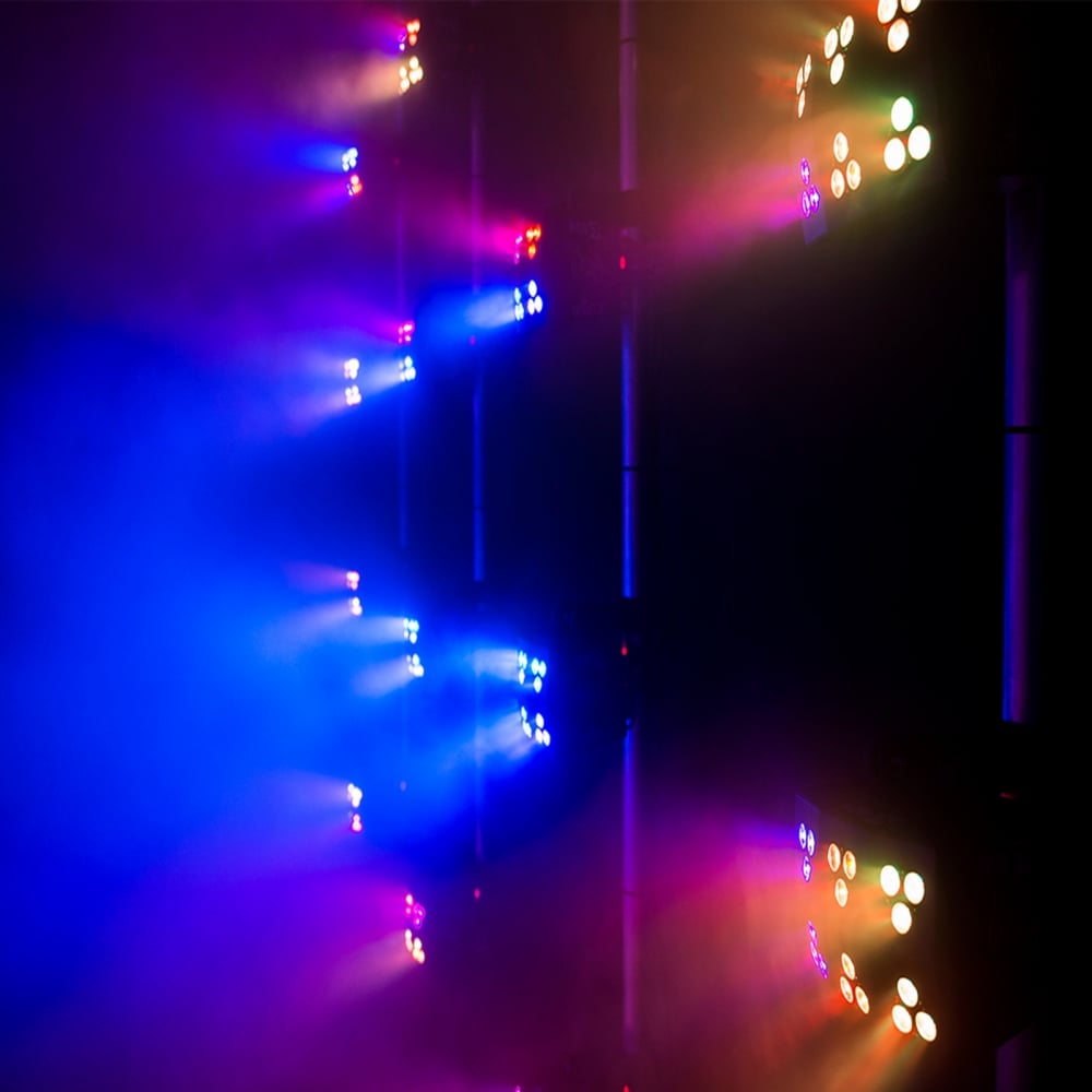 DJ Stage Wash FX MK 2 RGB+UV LED Light DMX Colour Flood Lighting Effect
