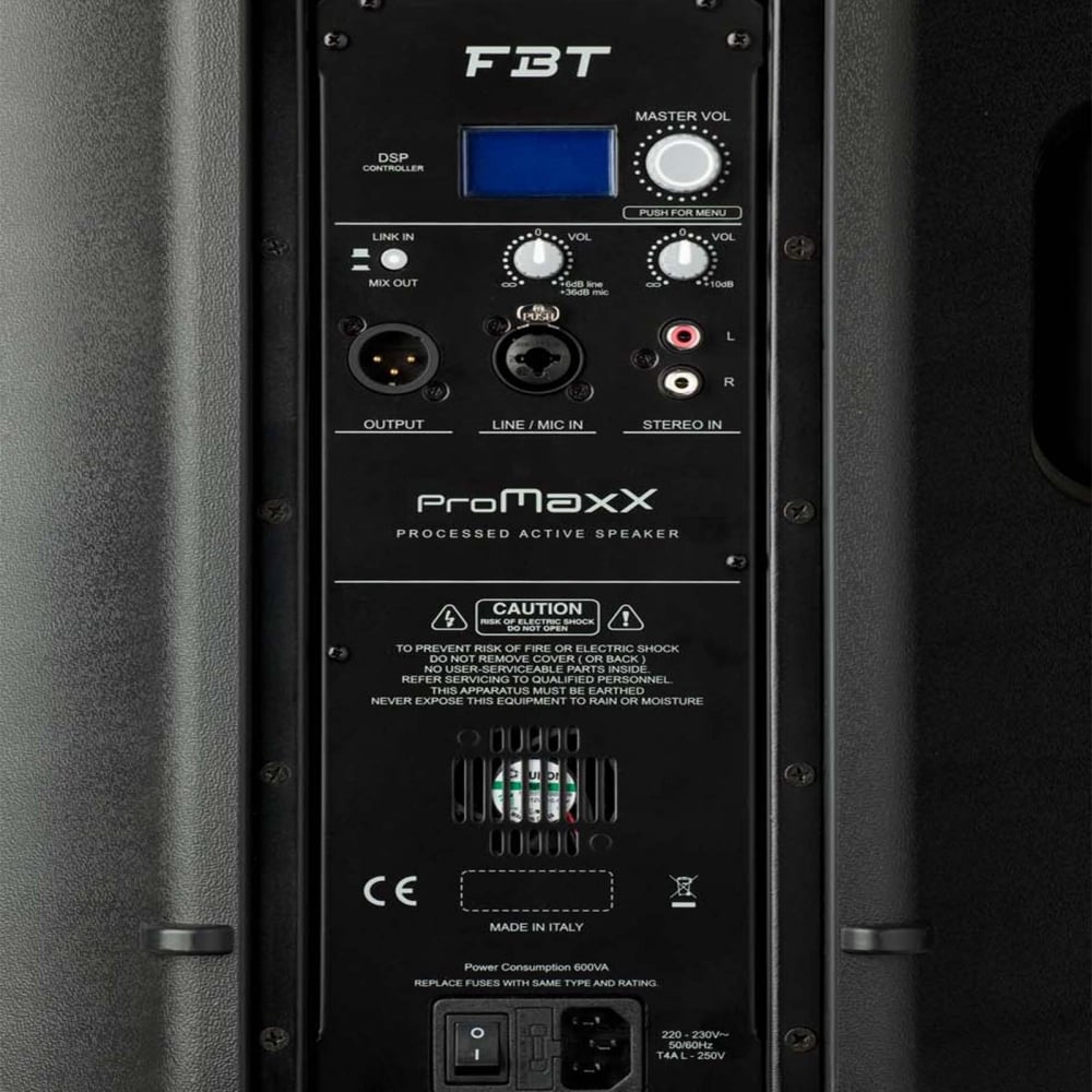 Portable 12" 1800W Peak Active DSP PA Speaker