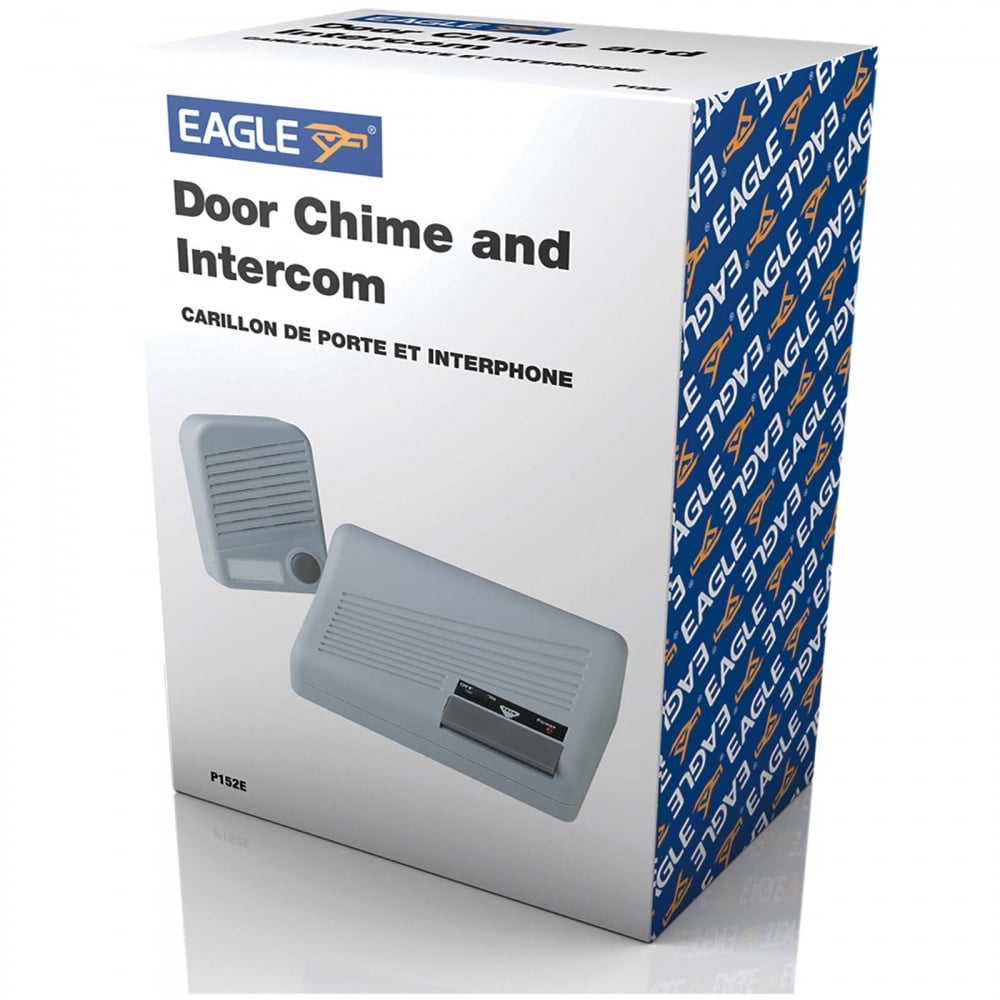 Door Bell Intercom with Chime Inc 20m Cable & Fixings