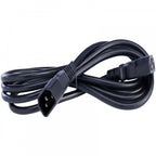 10 x 5m Power Extension Cable IEC Kettle Male Female UPS Lead C13 - C14 Bulk