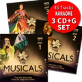 Karaoke Hits - The Musicals Broadway & Film Triple CD+G/CDG Disc Set 45 Tracks