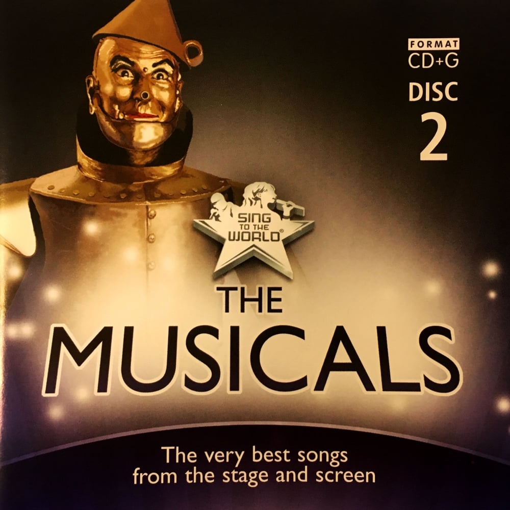 Karaoke Hits - The Musicals Broadway & Film Triple CD+G/CDG Disc Set 45 Tracks