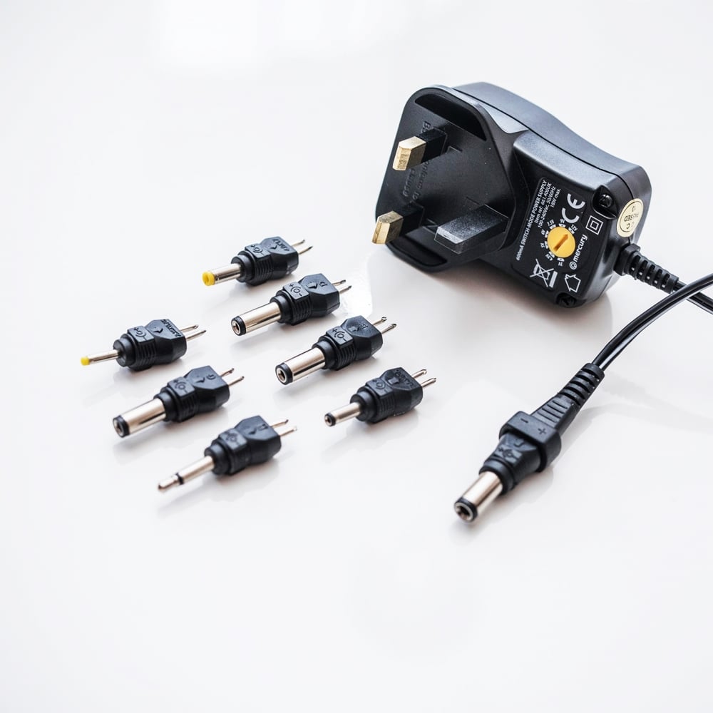 Multi-Voltage 600mA 3-12V Switch Mode Power Supply UK Plug