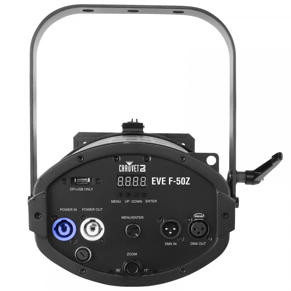 EVE F-50Z Warm White High Power LED PAR 56 Zoom Spot Light D-Fi & DMX