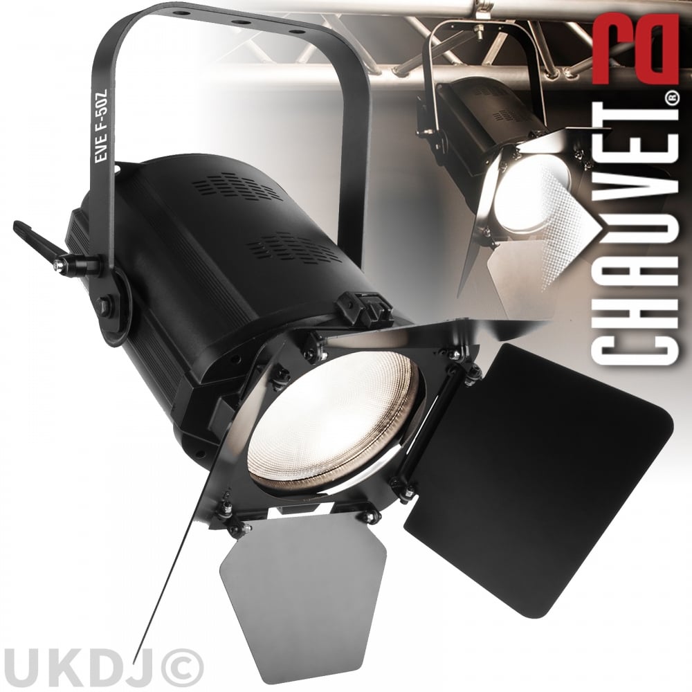 EVE F-50Z Warm White High Power LED PAR 56 Zoom Spot Light D-Fi & DMX