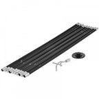 12Pc Drain Cleaning Rod Set Plunger Worm Screw Unblocker