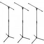 Pro Dynamic Vocal Kit 3 x Microphones Leads & Stands