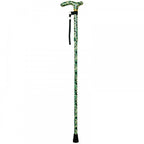 High Quality Folding & Extendable Patterned Walking Stick - Camoflauge