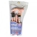 High Quality Folding & Extendable Patterned Walking Stick - Pastel Floral Printemps