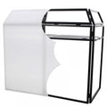 Folding DJ Booth Deck Console Stand Inc Scrims & Case